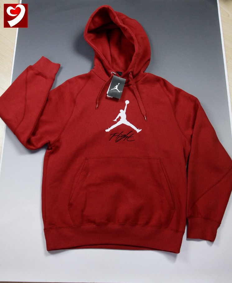 airjordan乔丹经典刺绣大logo加绒连帽套头衫467641