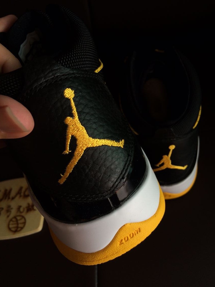 aj jordan prime flight 黑黄配色 乔十简版 616846-012