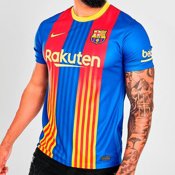 巴萨新赛季球衣2021赛季球衣_皇马和巴萨的新球衣哪个好看_巴萨历史球衣