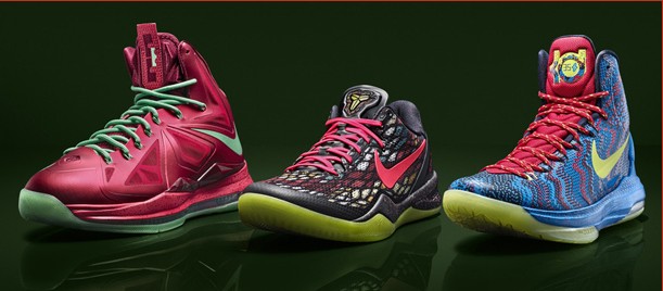 耐克今天公布了詹姆斯,科比和杜.