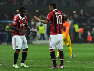 博阿滕蒙塔里进球,AC米兰2-0巴塞罗那