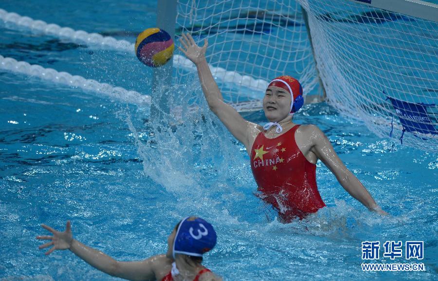 中国女子水球队击败俄罗斯,将战意大利_