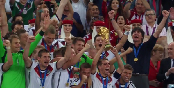 德国队成为了世界杯冠军。.