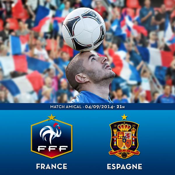 今晚9点法国队和西班牙队的比赛.