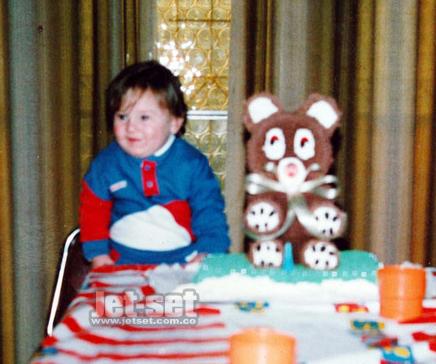 小时候的梅西。