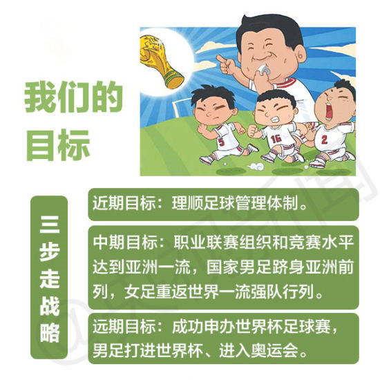中国足球改革总体方案出台:目标打进世界杯_虎