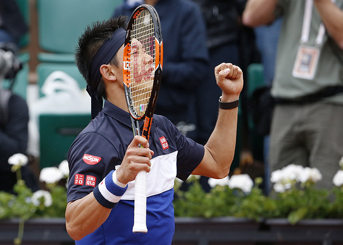 锦织圭首进法网男单八强开创新纪录_虎扑其他