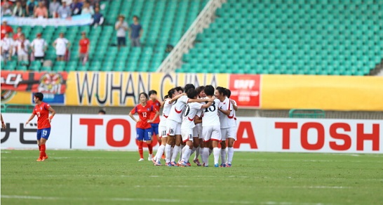 东亚杯:朝鲜女足2-0韩国,三战全胜夺冠_虎扑中