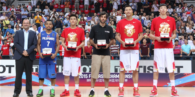 阿联周琦郭艾伦进亚锦赛最佳阵容_虎扑CBA新