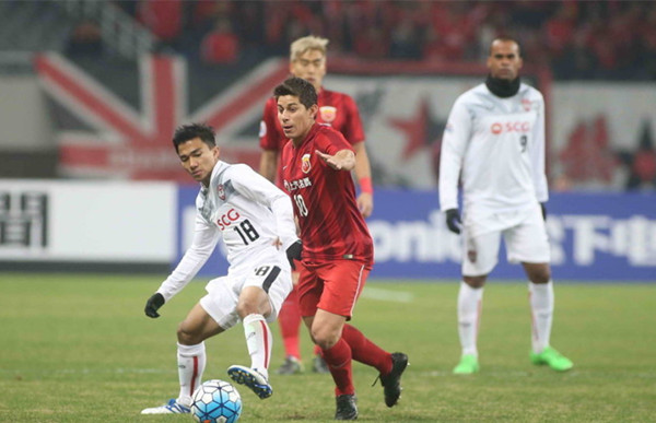 亚冠资格赛:上港3-0蒙通联,晋级正赛