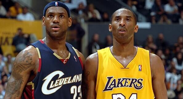 科比和詹姆斯交手20次,后者赢下14场_虎扑NB