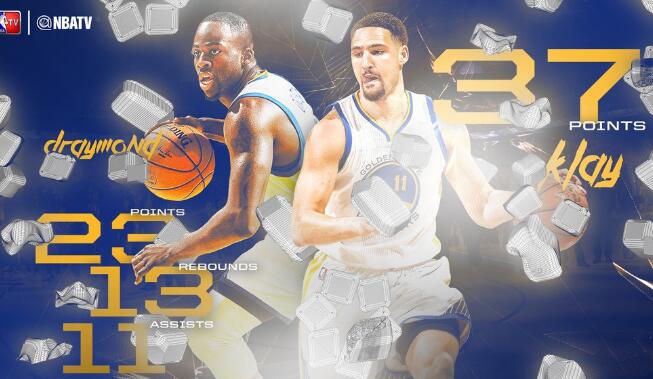 格林三双克莱37分,勇士开门红_虎扑NBA新闻