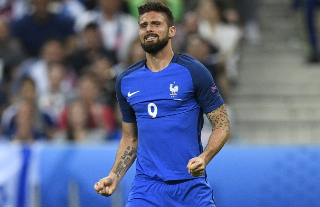 法媒:吉鲁缺席法国训练，但伤无大碍_虎扑国际足球新闻