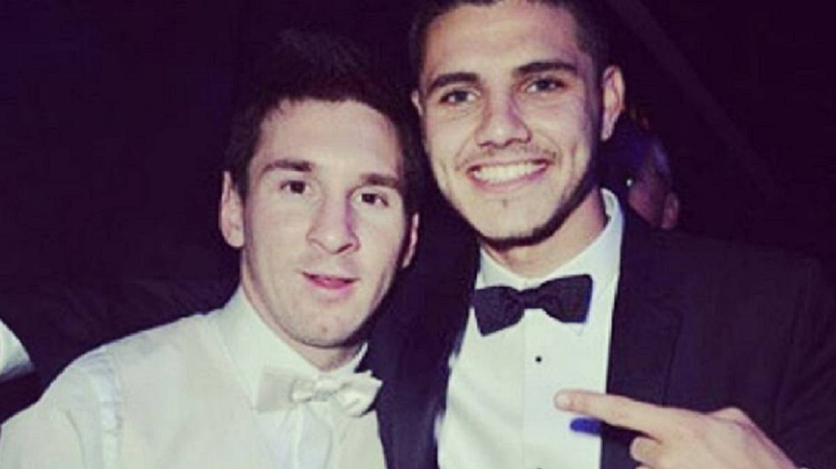 伊卡尔迪妹妹辟谣:梅西和哥哥关系很好,帮助他