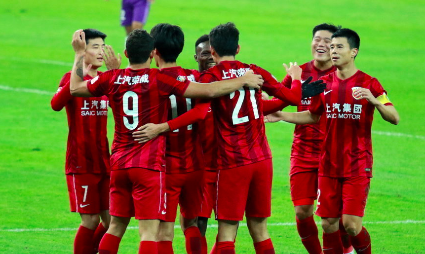 吕文君助攻于海破门,上港客场1-0泰达_虎扑中