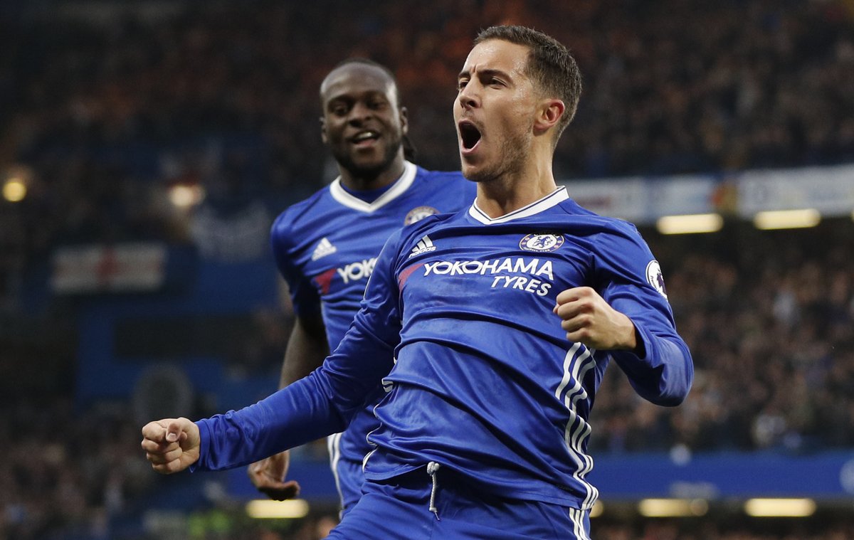 GIF:凌波微步,阿扎尔内切打门首开纪录_虎扑国