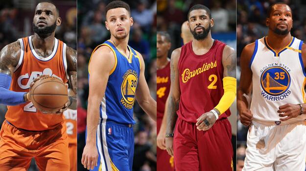 全明星投票第一阶段:詹姆斯杜兰特领衔 - nba新闻