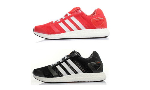 专柜正品 阿迪达斯 新款男运动鞋 全掌boost跑