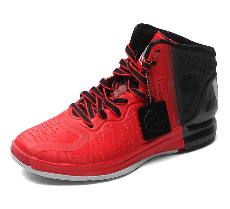 adidas rose 4.0 罗斯4代战靴 黑红