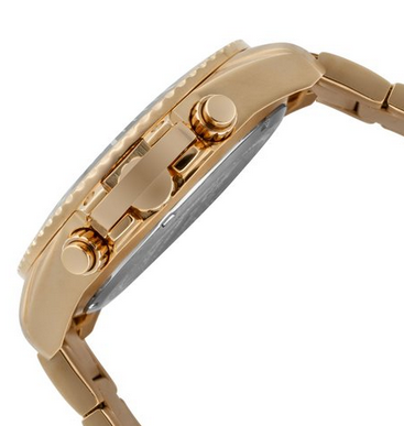 高大上必选 invicta因维克塔潜水碳纤维18k玫瑰金三眼计时男表