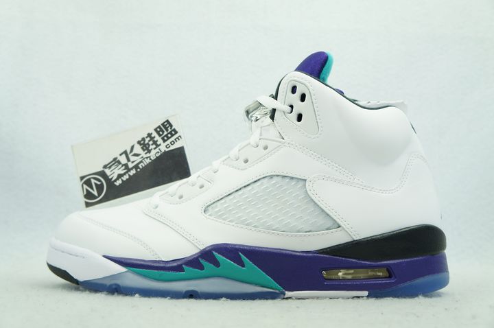 air jordan 5 aj5白紫葡萄 136027-108/440888-108