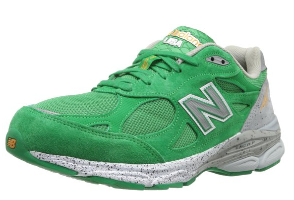 波士顿马拉松特别版!new balance 990v3男款总统慢跑鞋