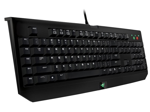 游戏利器!razer 雷蛇 rz03黑寡妇蜘蛛游戏键盘(cherry青轴)