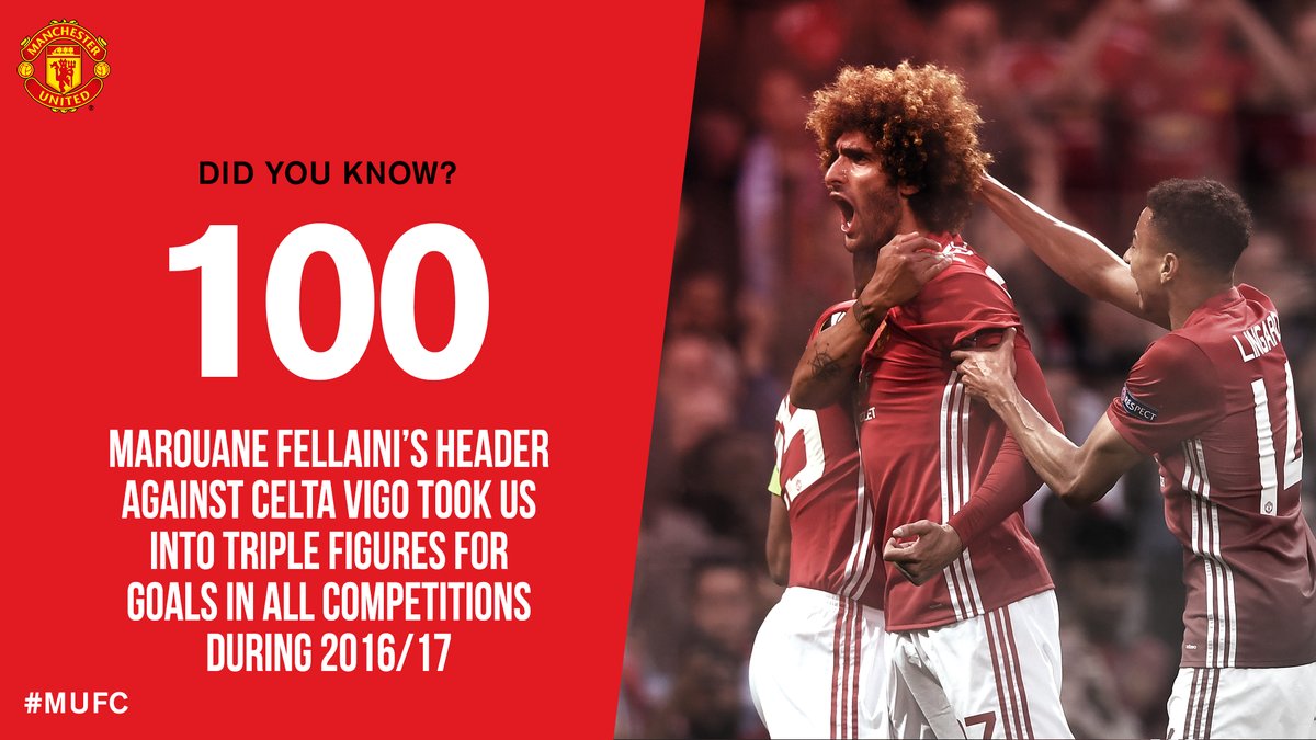 里程碑!费莱尼头球破门助曼联斩获赛季百球