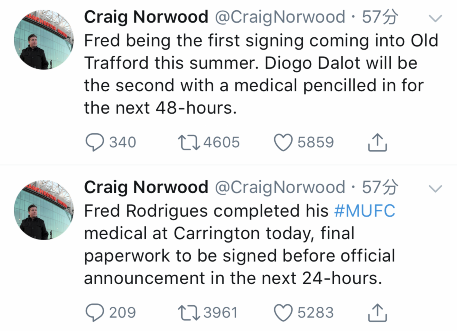 摄影师宣：弗雷德体检完成，官宣在即！达洛特48小时内体检