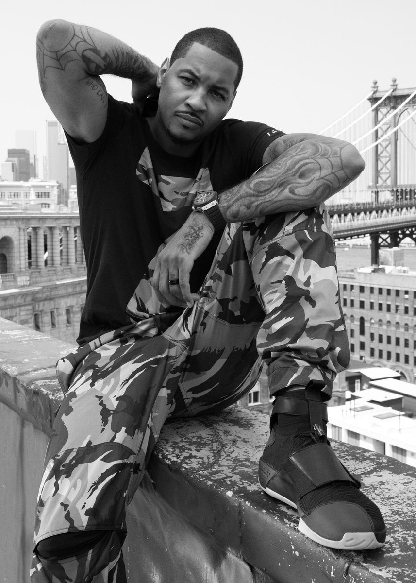 纽约之王!安东尼为球鞋拍摄宣传照