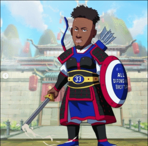 【中國風】76人 在上海的先發陣容卡通畫出爐-黑特籃球-NBA新聞影音圖片分享社區