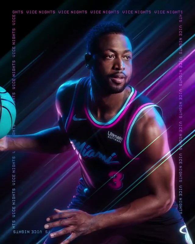 罪恶之夜!热火官方发布城市版球衣宣传图集