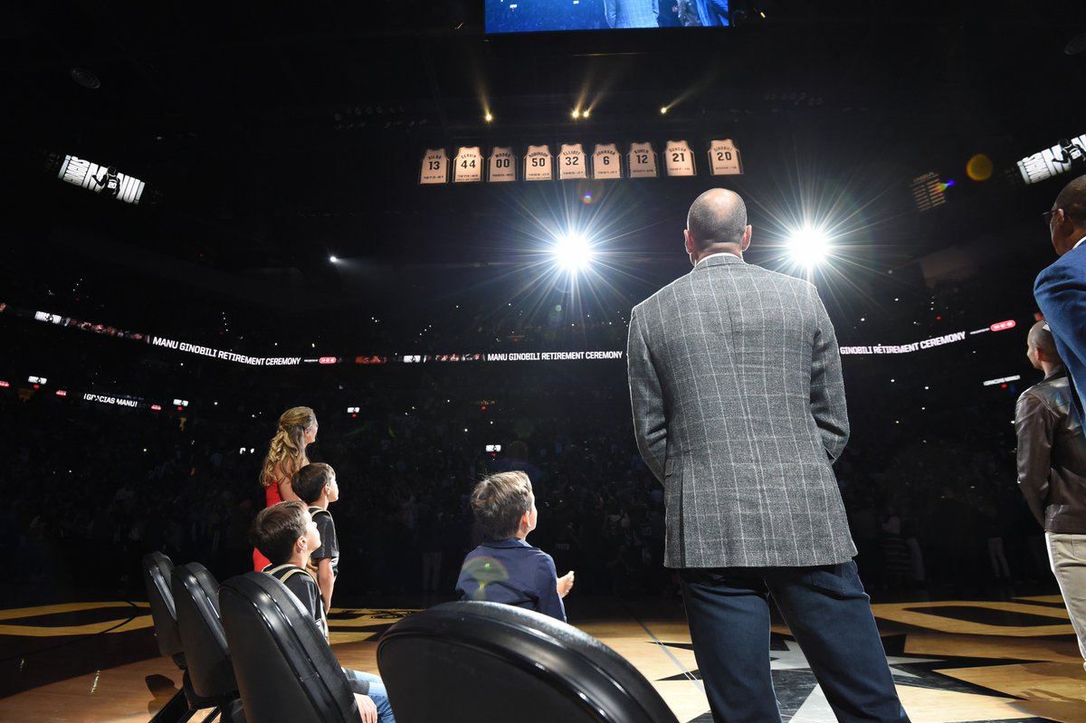 NBA官方發布馬努球衣退役儀式圖集：感謝馬努 運動 第3張
