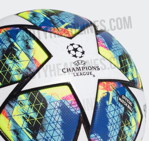 新赛季欧冠用球曝光:色彩更华丽,色块拼接更丰富_虎扑足球
