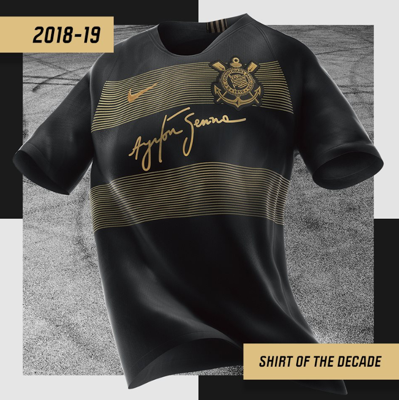 18-19赛季十佳球衣:国足黑金龙纹客场位列第二