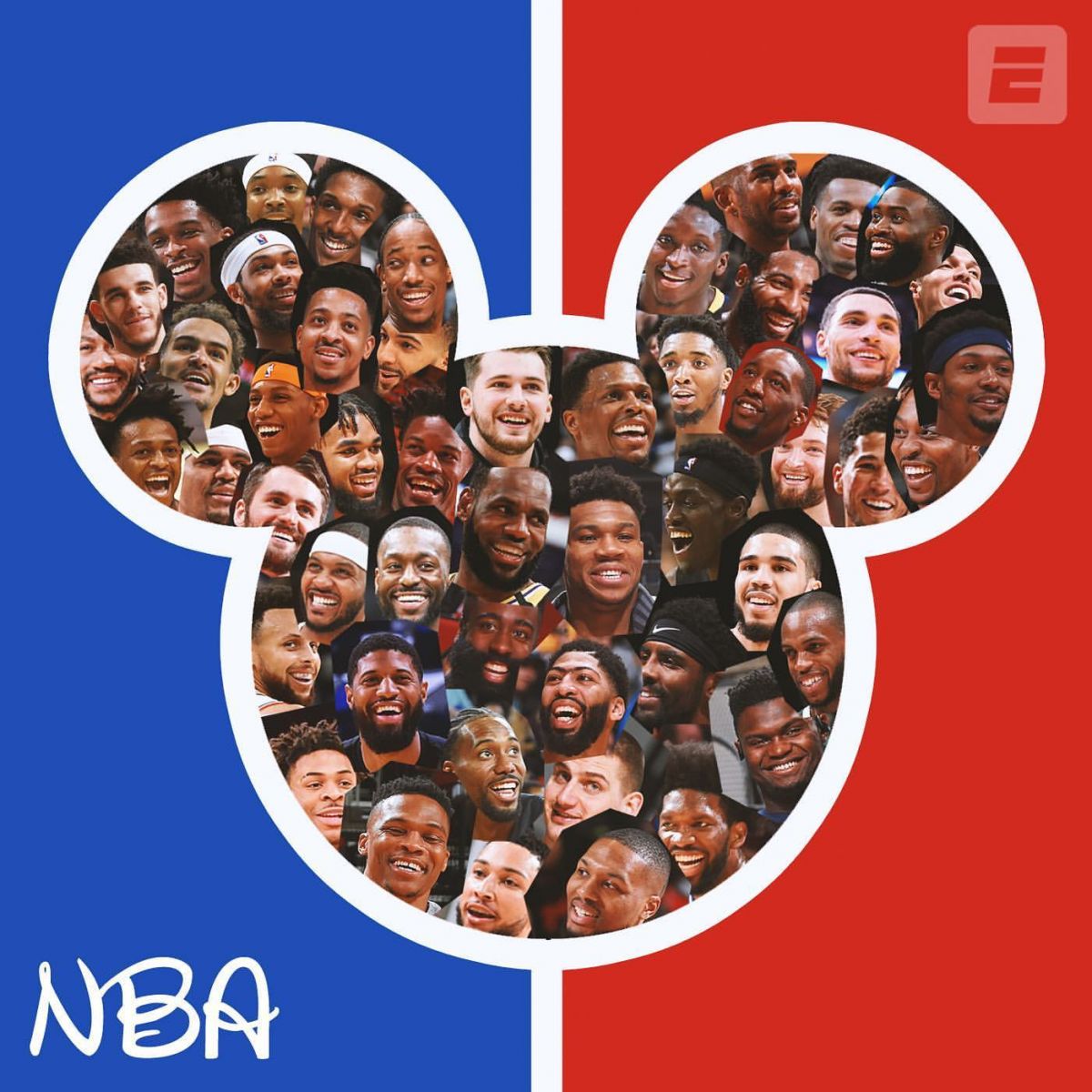 NBA回来了！ESPN制作NBA版迪士尼经典片头：欢迎回归_NBA新闻_波经_华体网