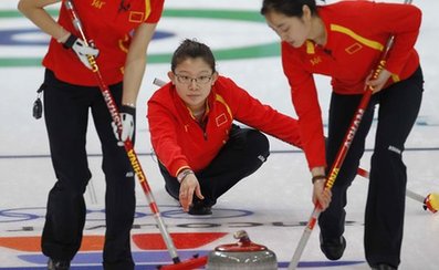 世锦赛中国女子冰壶队连胜美国和拉脱维亚