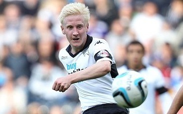 莫耶斯打算在冬季转会期签下德比郡年轻中场威尔-休斯(willhughes)