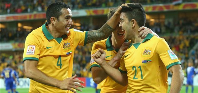 亚洲杯揭幕战:澳大利亚4-1逆转科威特_虎扑中
