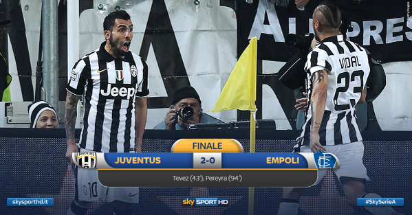 特维斯任意球破门,尤文图斯2-0恩波利_虎扑国