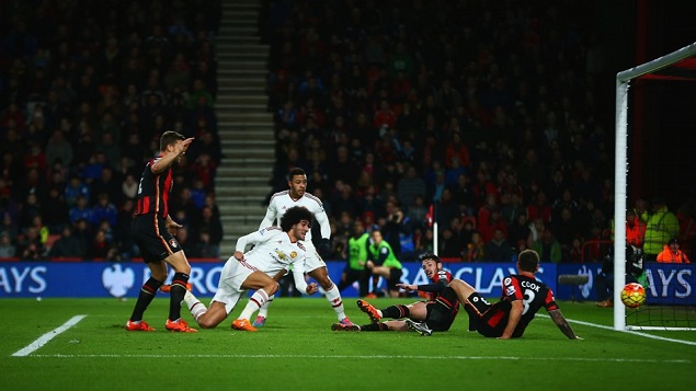 费莱尼破门,曼联1-2伯恩茅斯