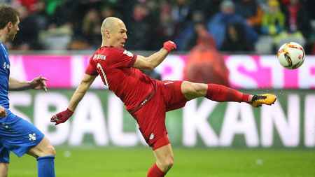 [流言板]肌肉受伤,罗本恐休战两到三周