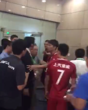 更新国安上港赛后冲突互相推搡,高潮武磊傅欢