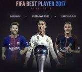 FIFA2017年度最佳球员三人候选：C罗、梅西和内马尔