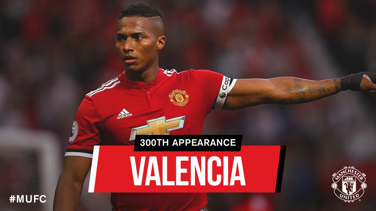 里程碑!瓦伦西亚成首位为曼联出战达300场的非