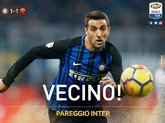 GIF：贝西诺头槌破网，国米1-1罗马