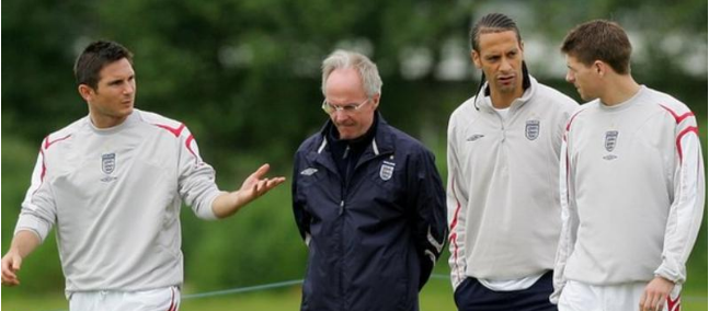 埃里克森：执教英格兰期间没看见有俱乐部派系的“愚蠢的情况”