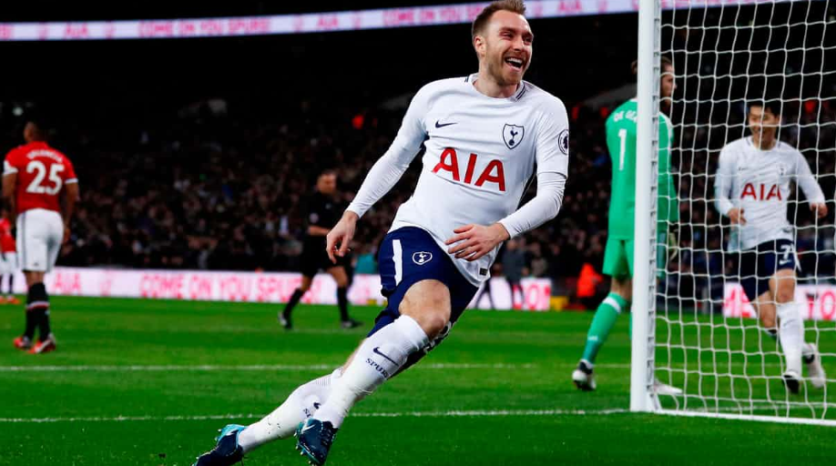 埃里克森11秒闪电进球琼斯乌龙，热刺2-0完胜曼联