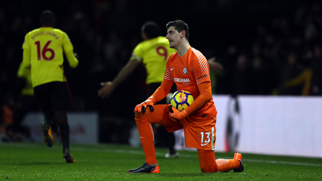 库尔图瓦：我们相信孔蒂，会继续认真训练扭转颓势