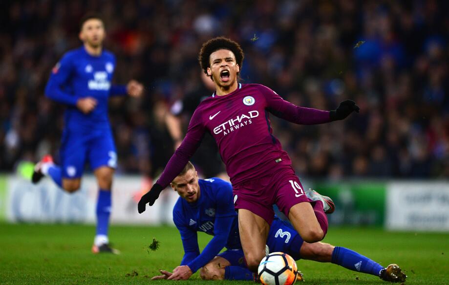 卡迪夫主帅：已处罚恶意犯规球员，但曼城也有糟糕铲球